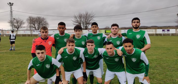 Once inicial del Altorricón en su partido de esta tarde en Lanaja.