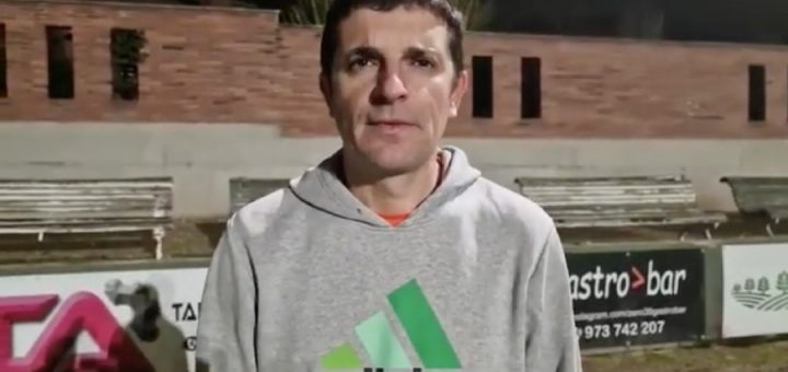 Román Panadero, entrenador del Altorricón, durante la entrevista realizada el 4 de enero.